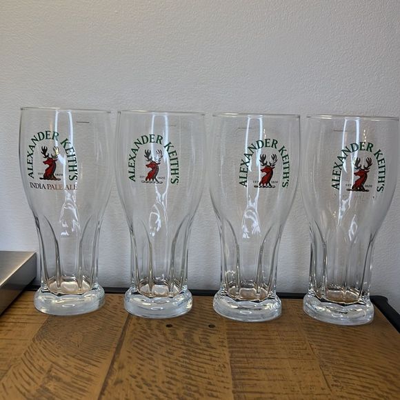 See of 4 Alexander Keith’s Pint Glasses - Picture 3 of 5